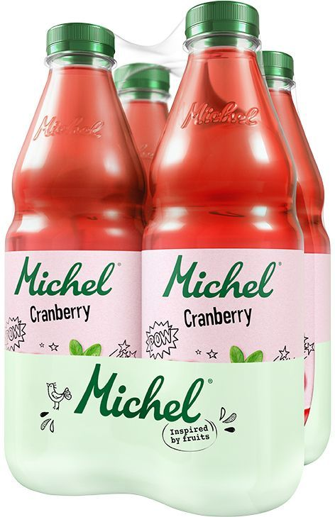Michel Cranberry Pet 4er
