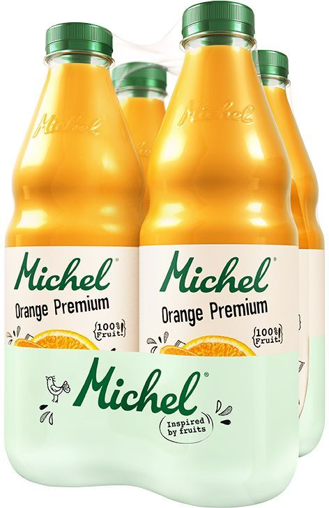 Michel Orangensaft 100% Pet 4er