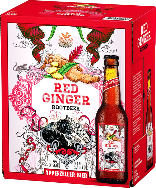 Appenzeller Red Ginger Root  Beer 1x6er