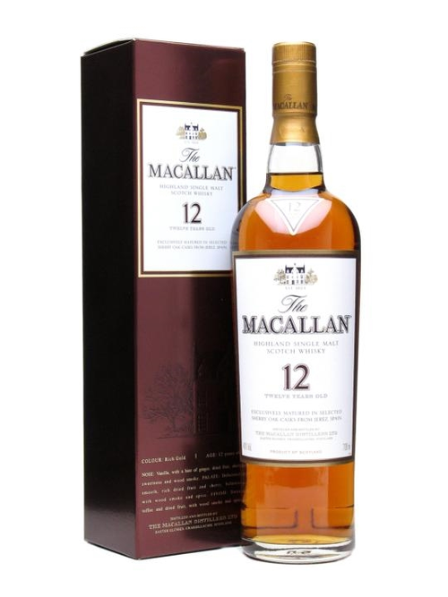 Whisky Macallan Single Malt Sherry Oak 12 y.