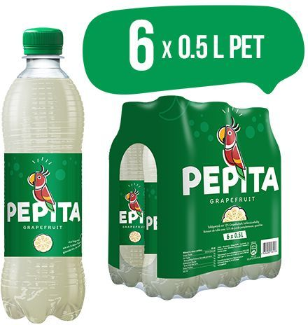 Pepita Grapefruit 1x6er Pet