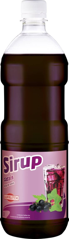 Lufrutta Cassis Sirup Pet