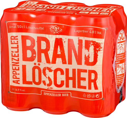 Appenzeller Brandlöscher Dosen 1x6er