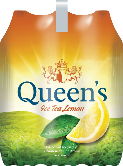 Queen's Ice Tea Lemon Pet Schrumpfpackung