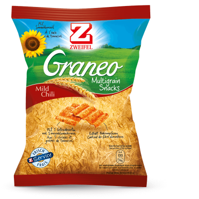Graneo Multigrain Snack Mild Chili 100 g