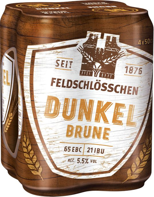 Feldschlösschen Dunkel Dose 4er EW