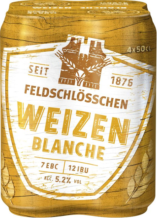Feldschlösschen Weizen Dosen 4er