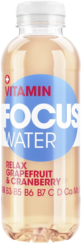 Focuswater Relax Grapefruit/Cranberry 1x6er PET
