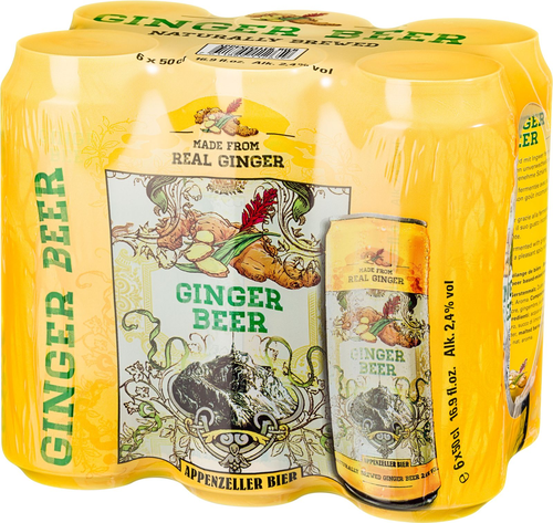Appenzeller Ginger Beer Dosen 1x6er