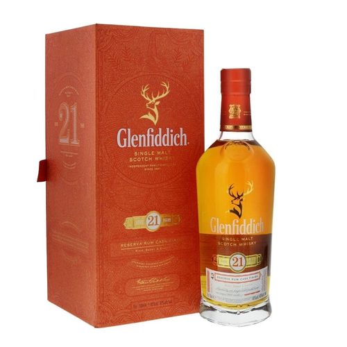 Single Malt Gran Reserva Rum Cask Finish Glenfiddich 21y.