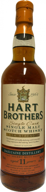 Hart Brothers Dailuaine 2008 / 2019 First Fill Sherry  11y