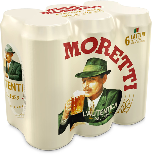 Moretti 1x6er Dosen
