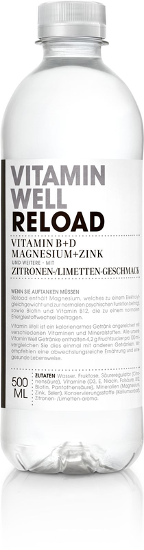 Vitamin Well Reload Zitrone EW Pet