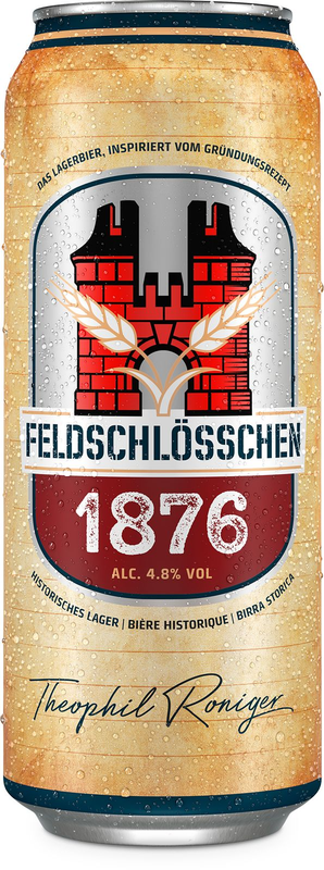 Feldschlösschen 1876 1x6er Dosen