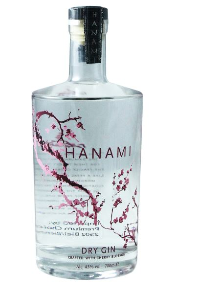 Hanami Dry Gin mit Kirschenblüten