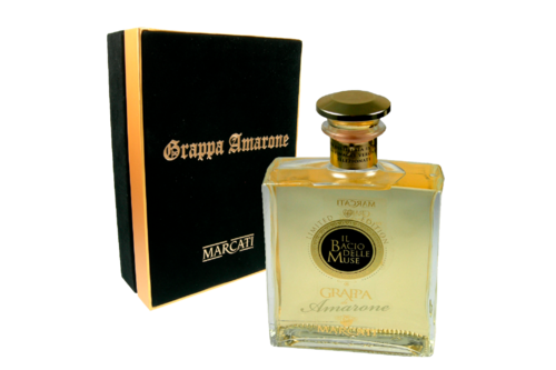 Grappa Amarone IL Bacio Delle Muse Samtkiste Marcati