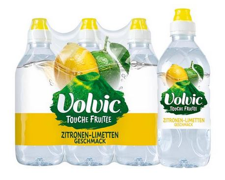 Volvic Zitrone-Limette Sportcap