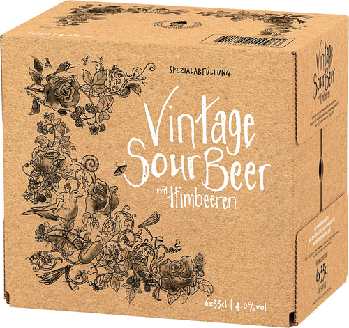 Appenzeller Vintage Sour Beer mit Himbeeren