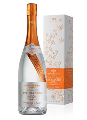 Grappa Acquavite d'uva uve bianche FIOR D'ARANCIO Andrea da Ponte