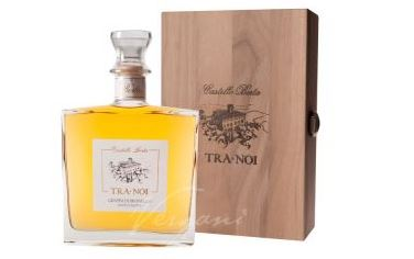 Grappa inv. TRA NOI Brunello im Holzkistchen Vergani