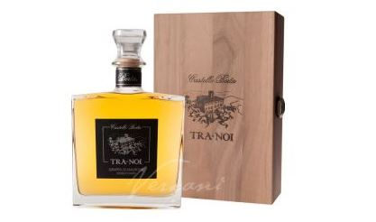 Grappa inv. TRA NOI Amarone im Holzkistchen Vergani