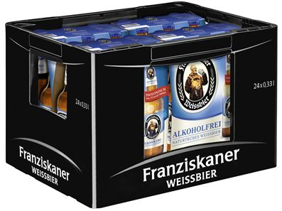 Franziskaner Hefe Weissbier alkoholfrei 4x6er