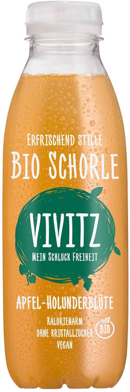 Vivitz Schorle Apfel Holunderblüte Bio Pet