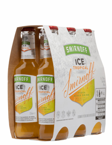 Wodka Smirnoff Ice Tropical 4x6er