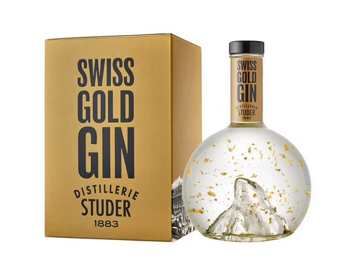 Studer Swiss Gold GIN mit echtem Goldflitter, 24 Karat