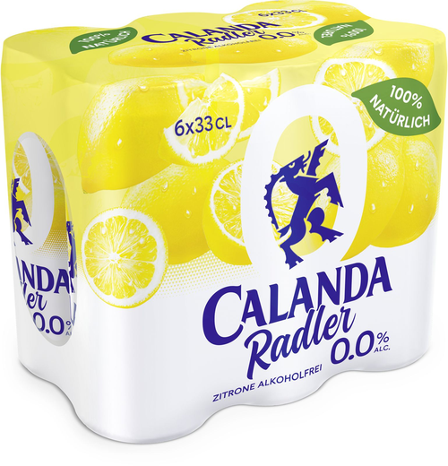 Calanda Radler Zitrone 0.0% Dosen 6er
