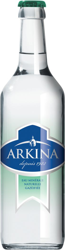 Arkina wenig Co2 grün Glas