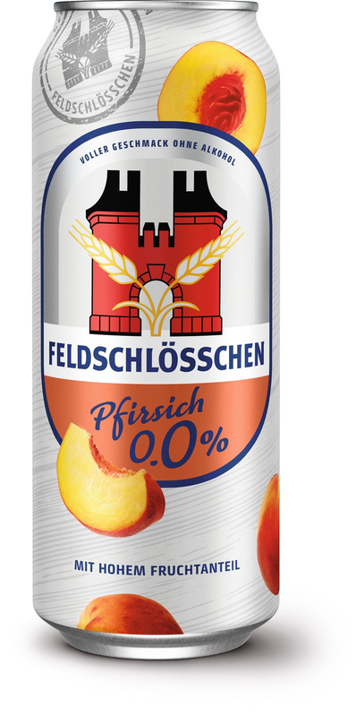 Feldschlösschen alkoholfrei Pfirsich Dosen 4x6er