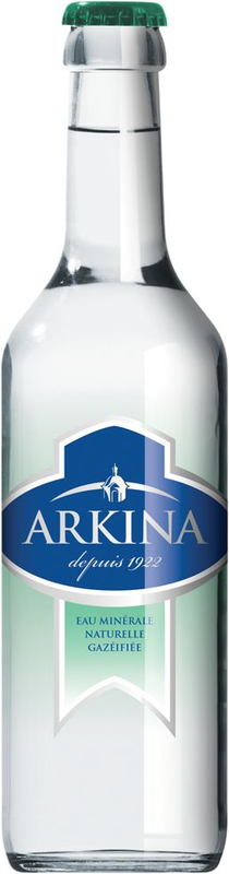 Arkina wenig Co2 grün Glas