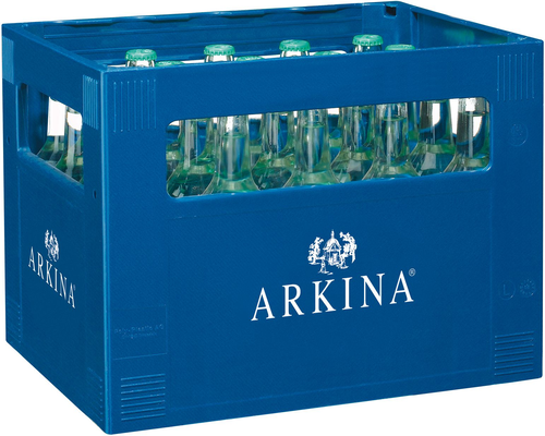 Arkina wenig Co2 grün Glas