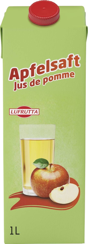 Lufrutta Apfelsaft 100% Tetra 12er