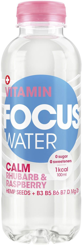 Focuswater Calm Rhabarber & Himbeere 4x6er Pet