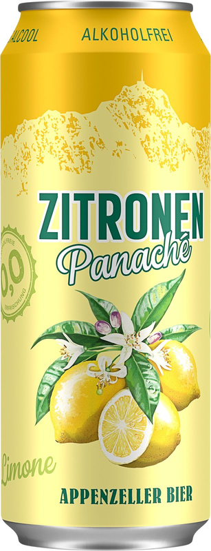 Appenzeller Zitronen Panaché 0.0% Vol. Dosen 4x6er