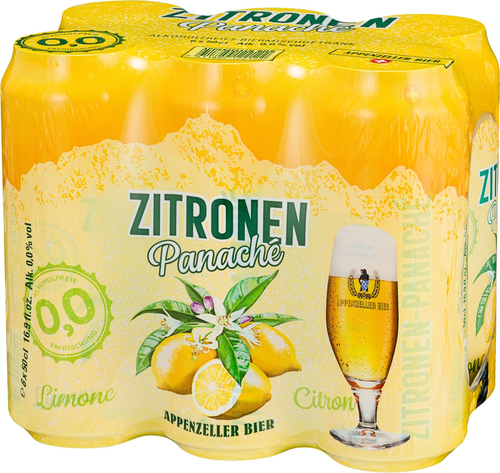 Appenzeller Zitronen Panaché 0.0% Vol. Dosen 1x6er
