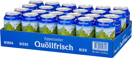Appenzeller Quöllfrisch Hell 24er Dosen