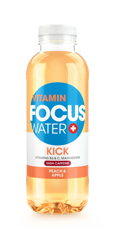 Focuswater KICK Pfirsich & Apfel 4x6er PET