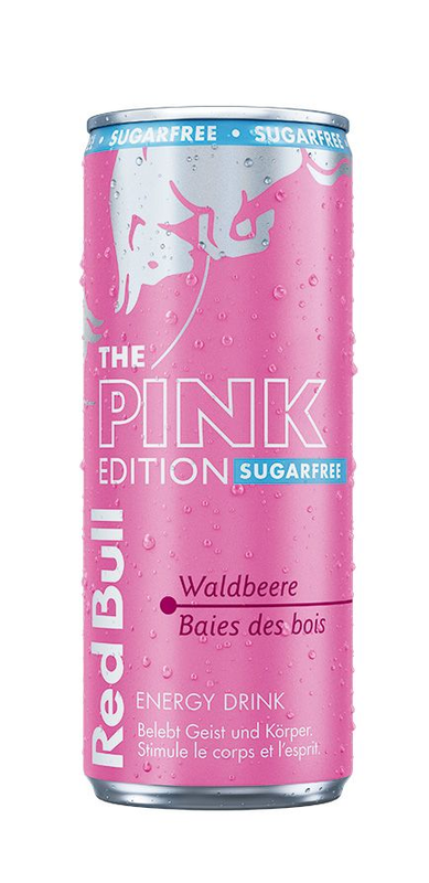Red Bull Pink Edition Sugarfree Dosen 24er