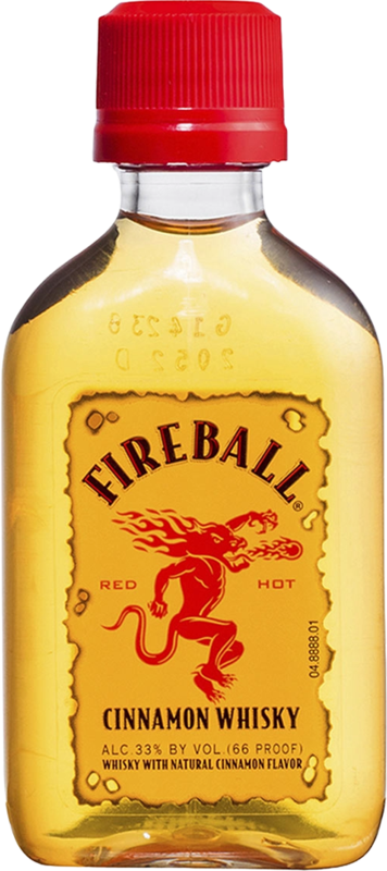 Fireball Cinnamon & Whisky Flavour Liqueur Portionen 10er