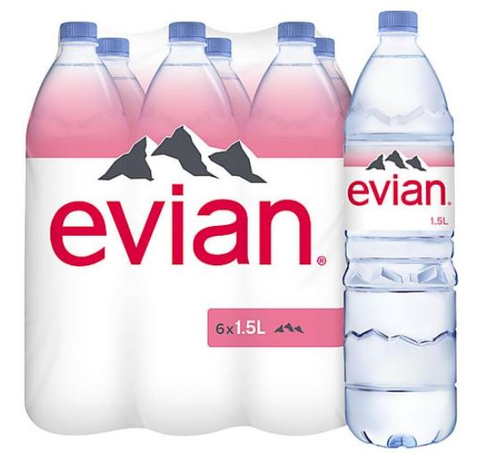Evian Cachat Pet Schrumpfpackung