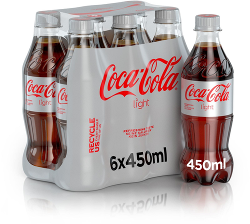 Coca Cola light Pet 4x6er