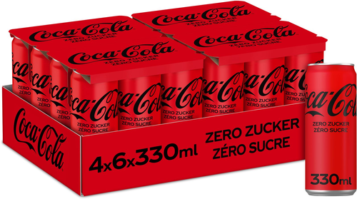 Coca Cola Zero Dosen 4x6er