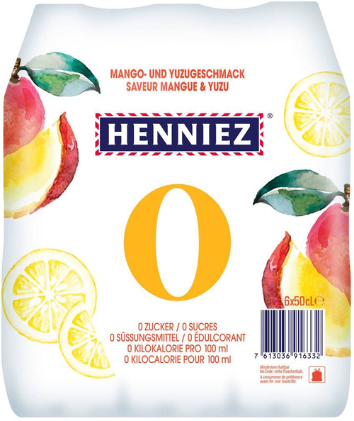Henniez Mango / Yuzu Pet 6er