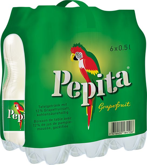 Pepita Grapefruit Pet Schrumpfpackung