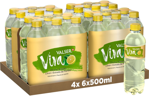 Valser Zitrone & Kräuter Pet 4x6er