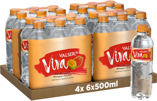 Valser Mango + Guave Pet 4x6er