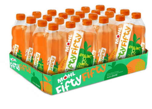 Fifty Fifty Apfel/Orange Pet 4x6er